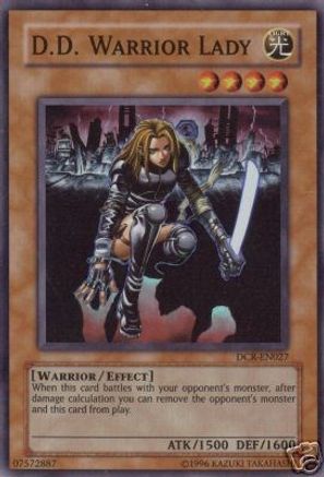 D.D. Warrior Lady [DCR-EN027] Super Rare - Trinity Hobby