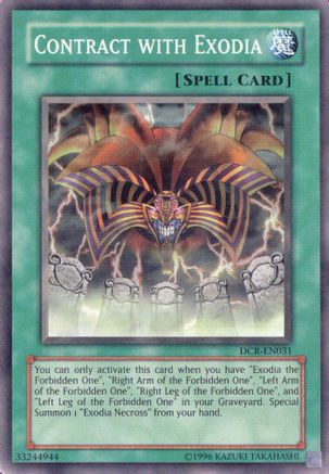 Contract with Exodia [DCR-EN031] Common - Trinity Hobby