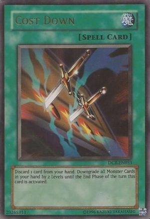 Cost Down [DCR-EN053] Ultra Rare - Trinity Hobby