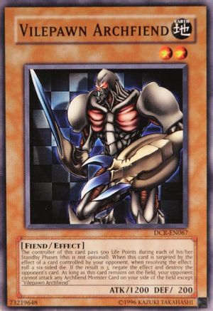 Vilepawn Archfiend [DCR-EN067] Common - Trinity Hobby