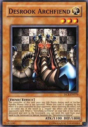 Desrook Archfiend [DCR-EN070] Common - Trinity Hobby