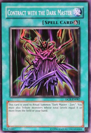Contract with the Dark Master [DCR-EN087] Common - Trinity Hobby