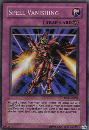 Spell Vanishing [DCR-EN101] Super Rare - Trinity Hobby