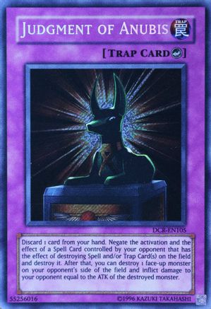 Judgment of Anubis [DCR-EN105] Secret Rare - Trinity Hobby