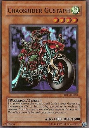 Chaosrider Gustaph [IOC-EN018] Super Rare - Trinity Hobby