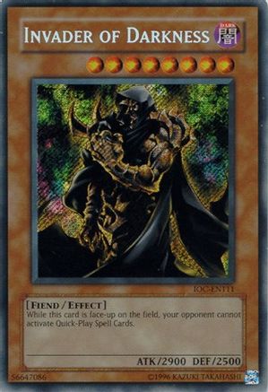 Invader of Darkness [IOC-EN111] Secret Rare - Trinity Hobby