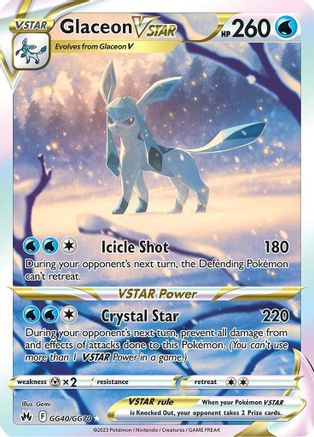 Glaceon VSTAR (GG40/GG70) [Sword & Shield: Crown Zenith] - Trinity Hobby