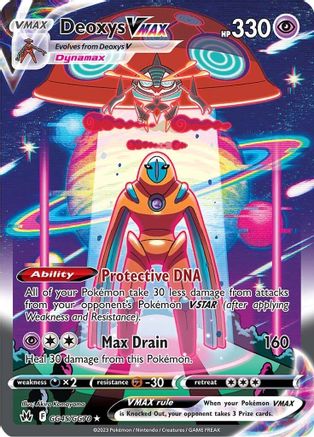 Deoxys VMAX (GG45/GG70) [Sword & Shield: Crown Zenith] - Trinity Hobby