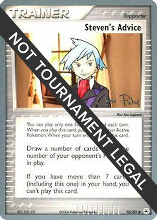 Steven's Advice (92/101) (Blaziken Tech - Chris Fulop) [World Championships 2004] - Trinity Hobby