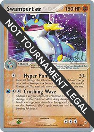 Swampert ex (95/95) (Rocky Beach - Reed Weichler) [World Championships 2004] - Trinity Hobby