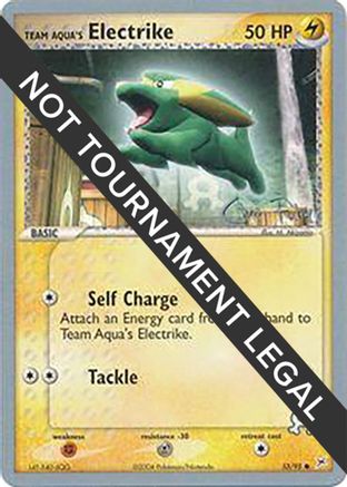 Team Aqua's Electrike (53/95) (Blaziken Tech - Chris Fulop) [World Championships 2004] - Trinity Hobby