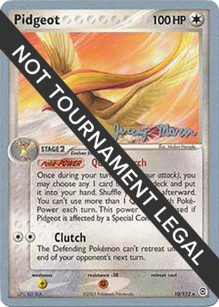 Pidgeot (10/112) (Queendom - Jeremy Maron) [World Championships 2005] - Trinity Hobby