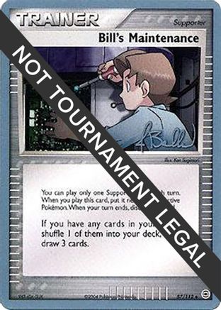 Bill's Maintenance (87/112) (Eeveelutions - Jimmy Ballard) [World Championships 2006] - Trinity Hobby