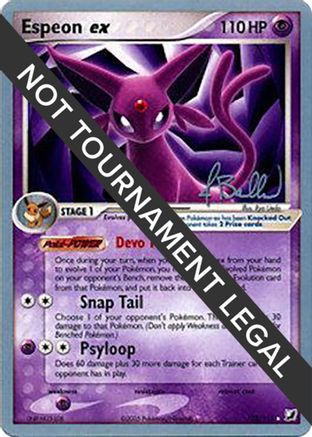Espeon ex (102/115) (Eeveelutions - Jimmy Ballard) [World Championships 2006] - Trinity Hobby