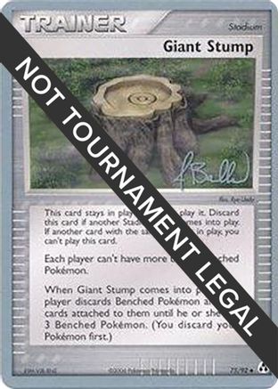 Giant Stump (75/92) (Eeveelutions - Jimmy Ballard) [World Championships 2006] - Trinity Hobby