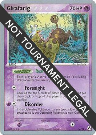 Girafarig (16/92) (Mewtrick - Jason Klaczynski) [World Championships 2006] - Trinity Hobby