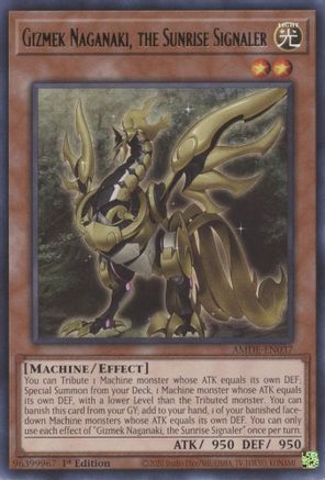 Gizmek Naganaki, the Sunrise Signaler [AMDE-EN037] Rare - Trinity Hobby