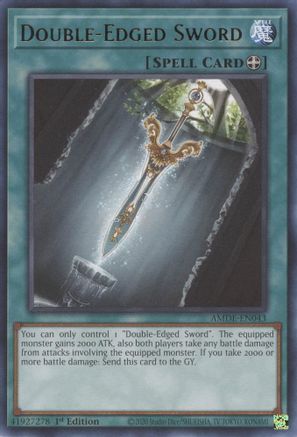 Double-Edged Sword [AMDE-EN043] Rare - Trinity Hobby