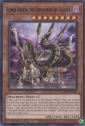 Gizmek Orochi, the Serpentron Sky Slasher [AMDE-EN048] Rare - Trinity Hobby