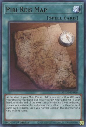Piri Reis Map [AMDE-EN059] Rare - Trinity Hobby