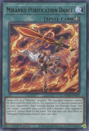 Mikanko Purification Dance [AMDE-EN031] Rare - Trinity Hobby