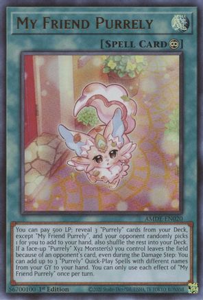 My Friend Purrely [AMDE-EN020] Ultra Rare - Trinity Hobby