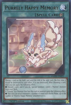Purrely Happy Memory [AMDE-EN021] Rare - Trinity Hobby