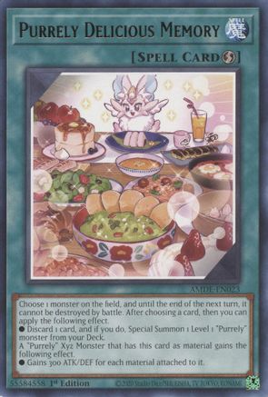 Purrely Delicious Memory [AMDE-EN023] Rare - Trinity Hobby