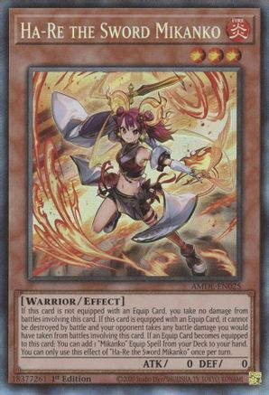 Ha-Re the Sword Mikanko [AMDE-EN025] Collector's Rare - Trinity Hobby
