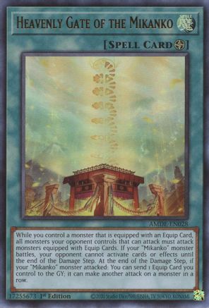 Heavenly Gate of the Mikanko [AMDE-EN028] Ultra Rare - Trinity Hobby