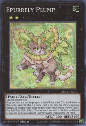 Epurrely Plump [AMDE-EN016] Super Rare - Trinity Hobby