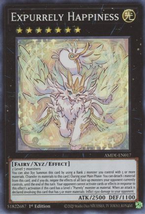 Expurrely Happiness [AMDE-EN017] Super Rare - Trinity Hobby