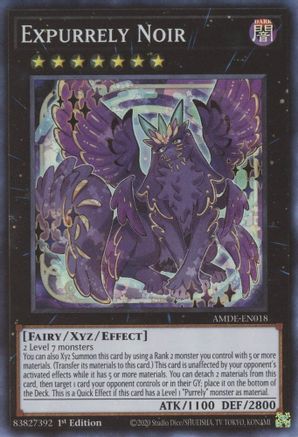 Expurrely Noir [AMDE-EN018] Super Rare - Trinity Hobby
