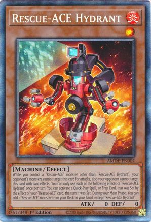 Rescue-ACE Hydrant [AMDE-EN004] Collector's Rare - Trinity Hobby