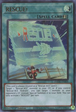 RESCUE! [AMDE-EN009] Ultra Rare - Trinity Hobby