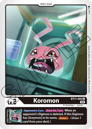Koromon [BT11-005] [Dimensional Phase] - Trinity Hobby
