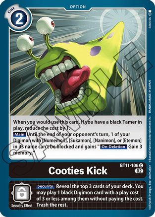Cooties Kick [BT11-106] [Dimensional Phase] - Trinity Hobby
