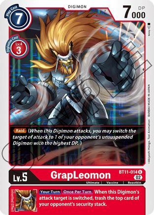 GrapLeomon [BT11-014] [Dimensional Phase] - Trinity Hobby