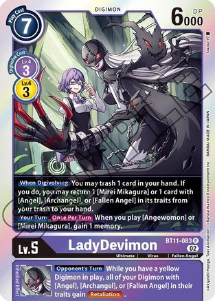 LadyDevimon [BT11-083] [Dimensional Phase] - Trinity Hobby