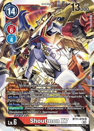 Shoutmon X7 [BT11-019] [Dimensional Phase] - Trinity Hobby