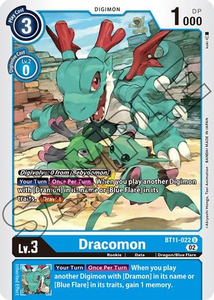 Dracomon [BT11-022] [Dimensional Phase] - Trinity Hobby