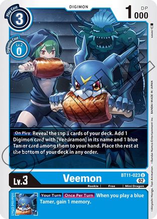 Veemon [BT11-023] [Dimensional Phase] - Trinity Hobby