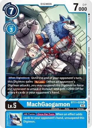 MachGaogamon [BT11-028] [Dimensional Phase] - Trinity Hobby