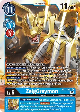 ZeigGreymon [BT11-031] [Dimensional Phase] - Trinity Hobby