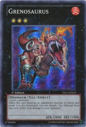 Grenosaurus [YS11-EN043] Super Rare - Trinity Hobby