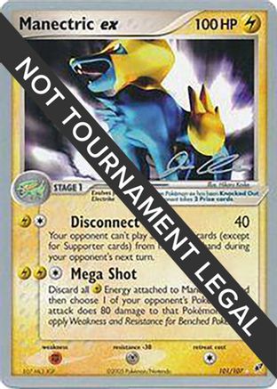 Manectric ex (101/107) (Mewtrick - Jason Klaczynski) [World Championships 2006] - Trinity Hobby