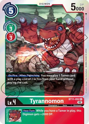 Tyrannomon [BT11-052] [Dimensional Phase] - Trinity Hobby