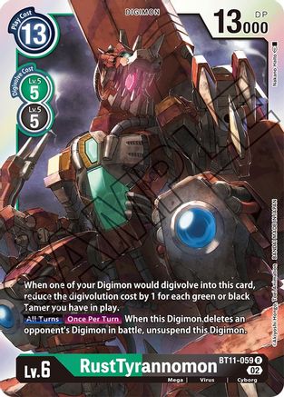 RustTyrannomon [BT11-059] [Dimensional Phase] - Trinity Hobby