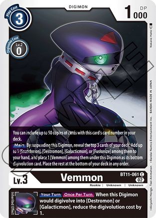 Vemmon [BT11-061] [Dimensional Phase] - Trinity Hobby