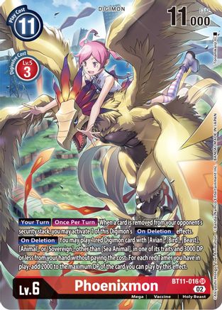 Phoenixmon [BT11-016] (Alternate Art) [Dimensional Phase] - Trinity Hobby